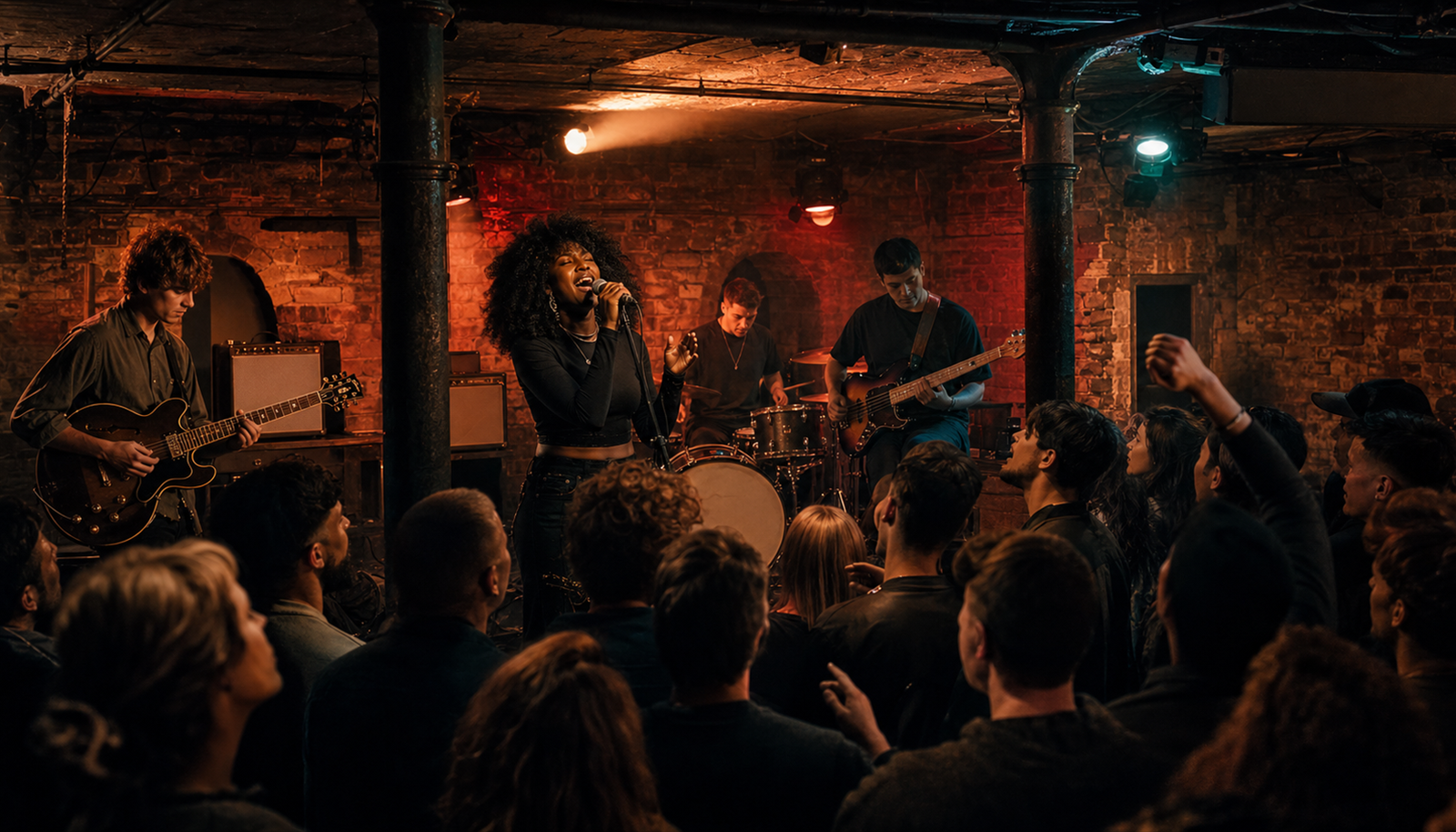 Live band in Manchester