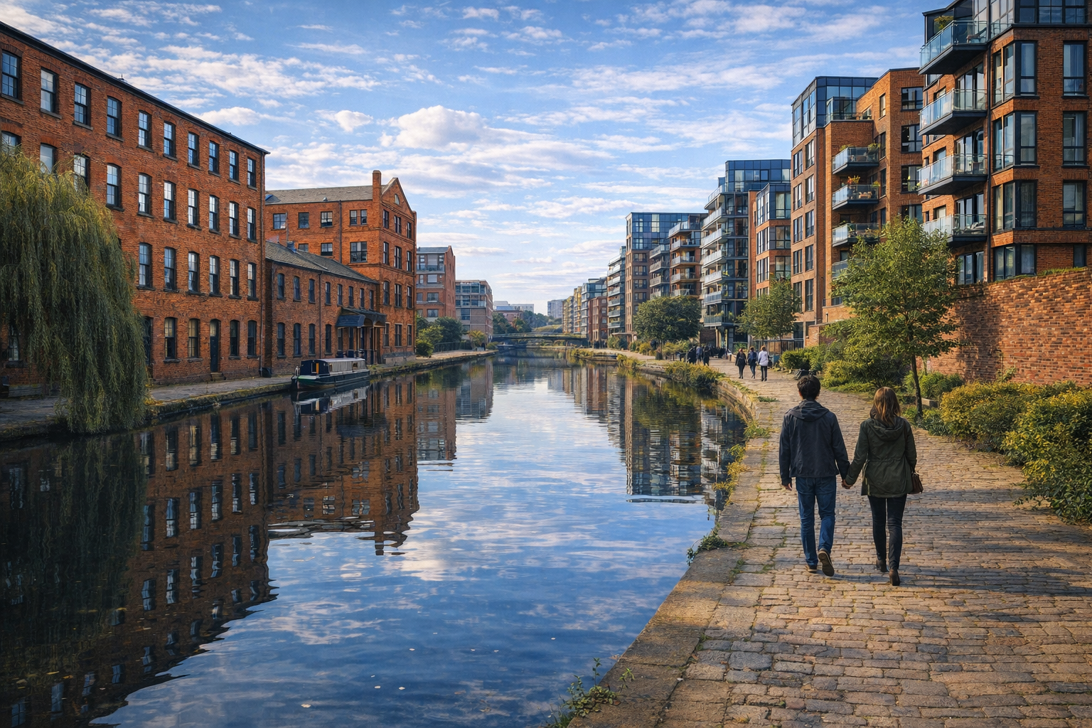 Ancoats cycling and canal running