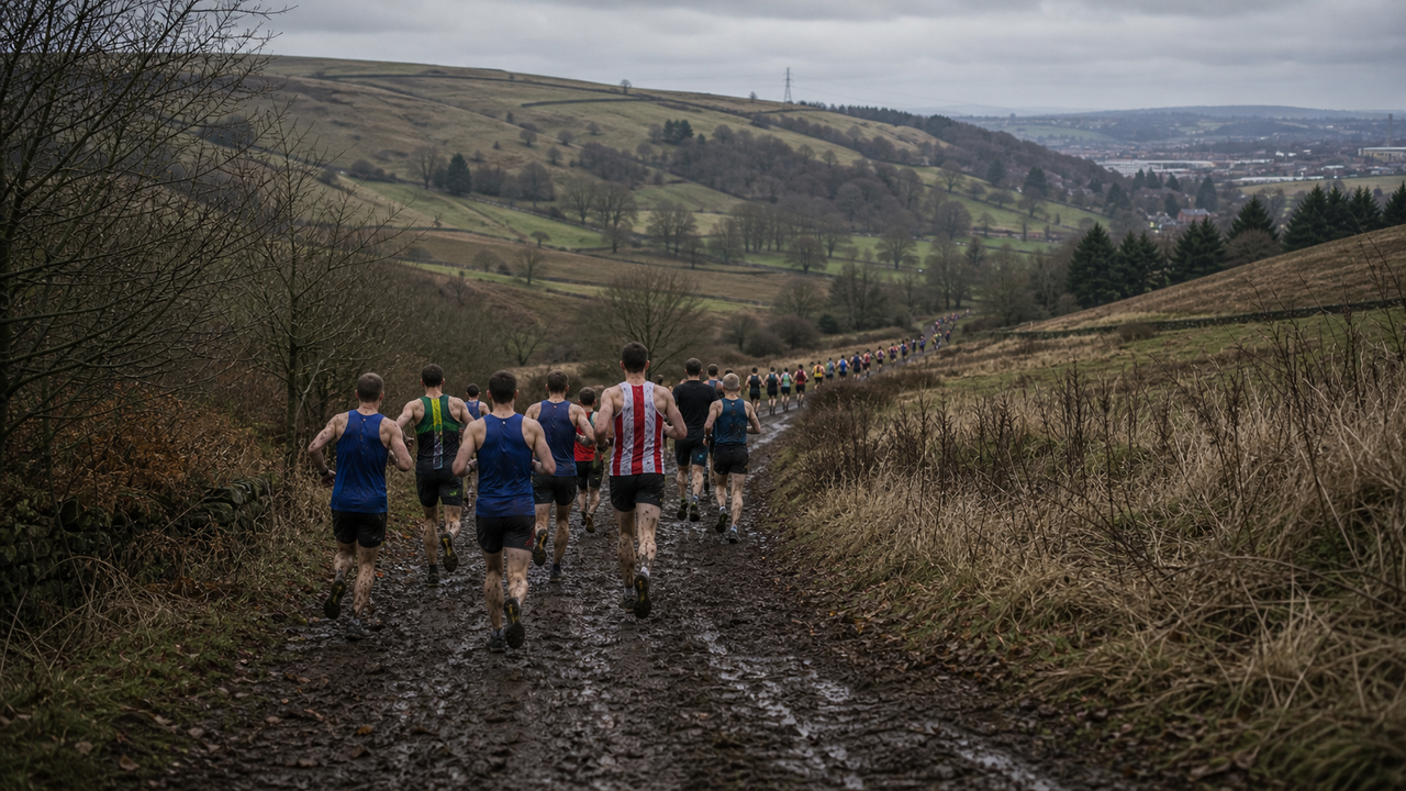 East Cheshire Harriers and Tameside AC: Running in the Hills