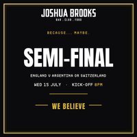 England Semi-Final Screening – World Cup 2026 | Joshua Brooks