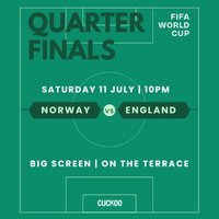 Quarter finals on the terrace