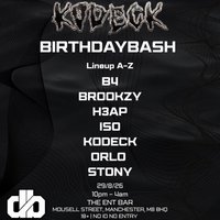 Distorted Bass – Kodeck Birthday Bash