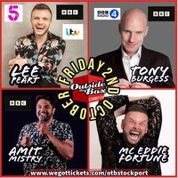 Live Comedy – Friday 2nd October