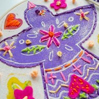 Print & Stitch: Folk Bird Hoop Art Workshop