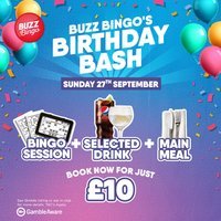 Buzz Birthday Bash 27/09 – Buzz Bingo Ashton