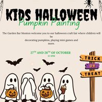 Children’s pumpkin painting
