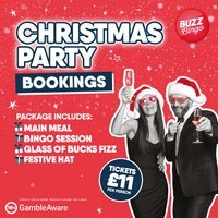 Christmas Party Bookings – Buzz Bingo Ashton